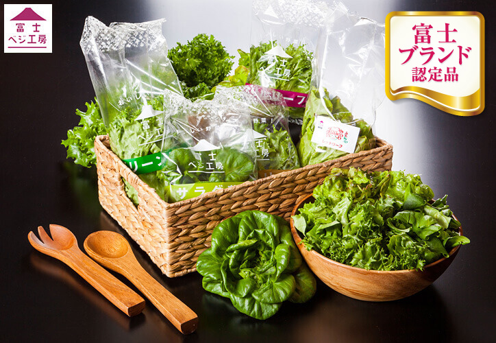 富士ベジ工房5種のレタス食べくらべセット(各2パック)