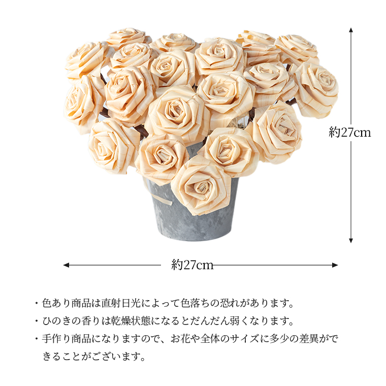 高さ約27cm　幅約27cm